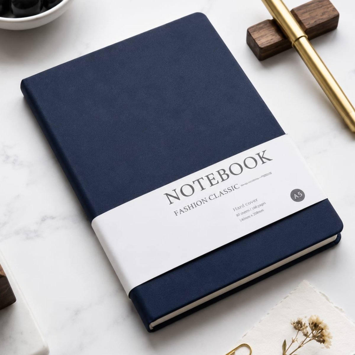 Navy Classic Notebook 